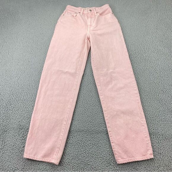Madewell Women's Baggy Slouchy Straight Leg High Waist Jeans  | Size:  24 - Picture 3 of 16